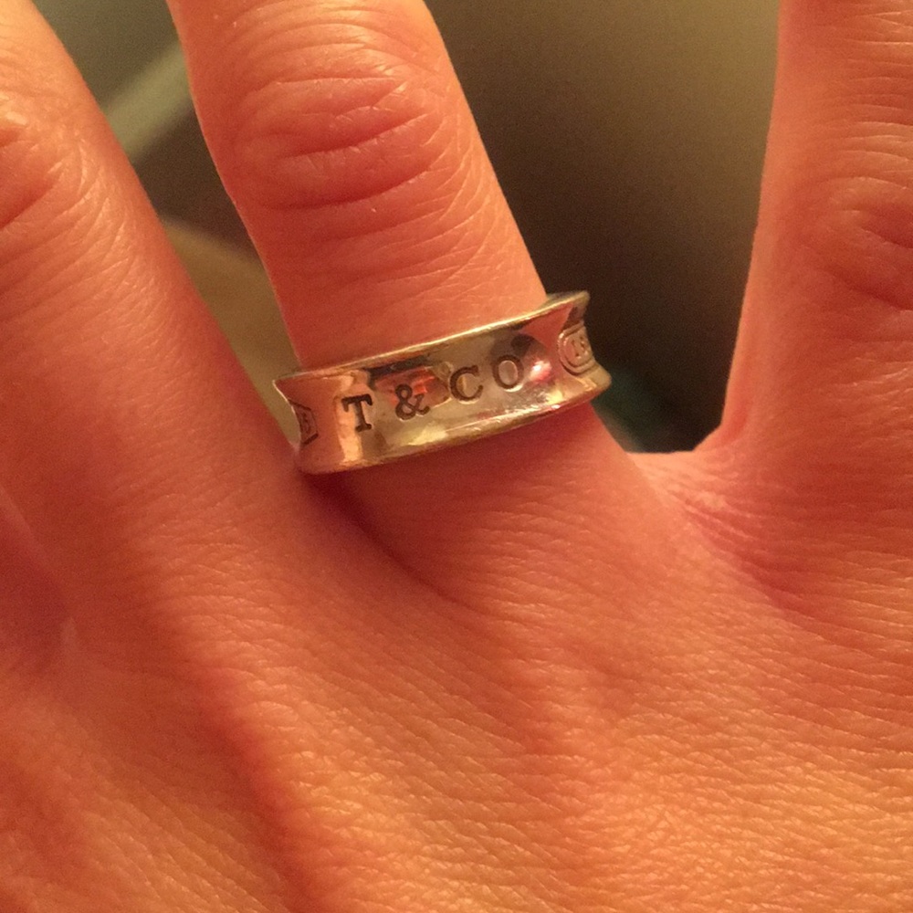 Tiffany and co 1837 silver ring